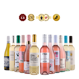 Viinisi XL Kesäpaketti - 6 roseeviiniä ja 6 valkoviiniä 🌸✨🥂